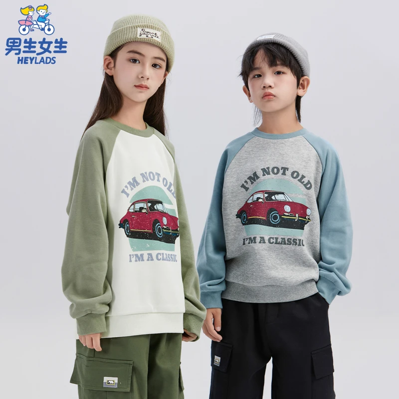 44319中性时尚休闲百搭宽松长袖卫衣NJNCW44319B