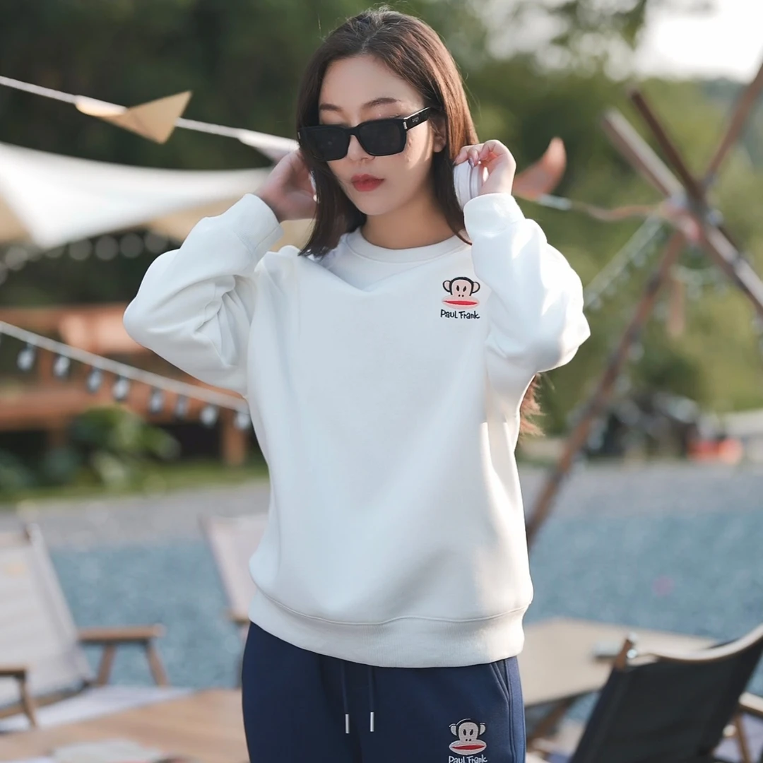 paul frank/大嘴猴大嘴猴秋冬运动卫衣套头衫标准常规男时尚加厚