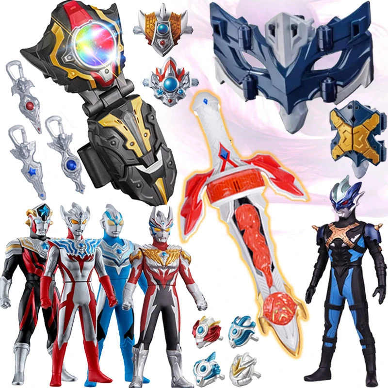 泰嘉火花变身器托雷基亚面具折叠眼镜风马三重泰迦熔岩剑戒指手镯