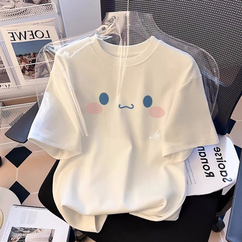 童装夏季纯棉短袖t恤女童2024新款洋气中大童休闲夏装印花上衣潮