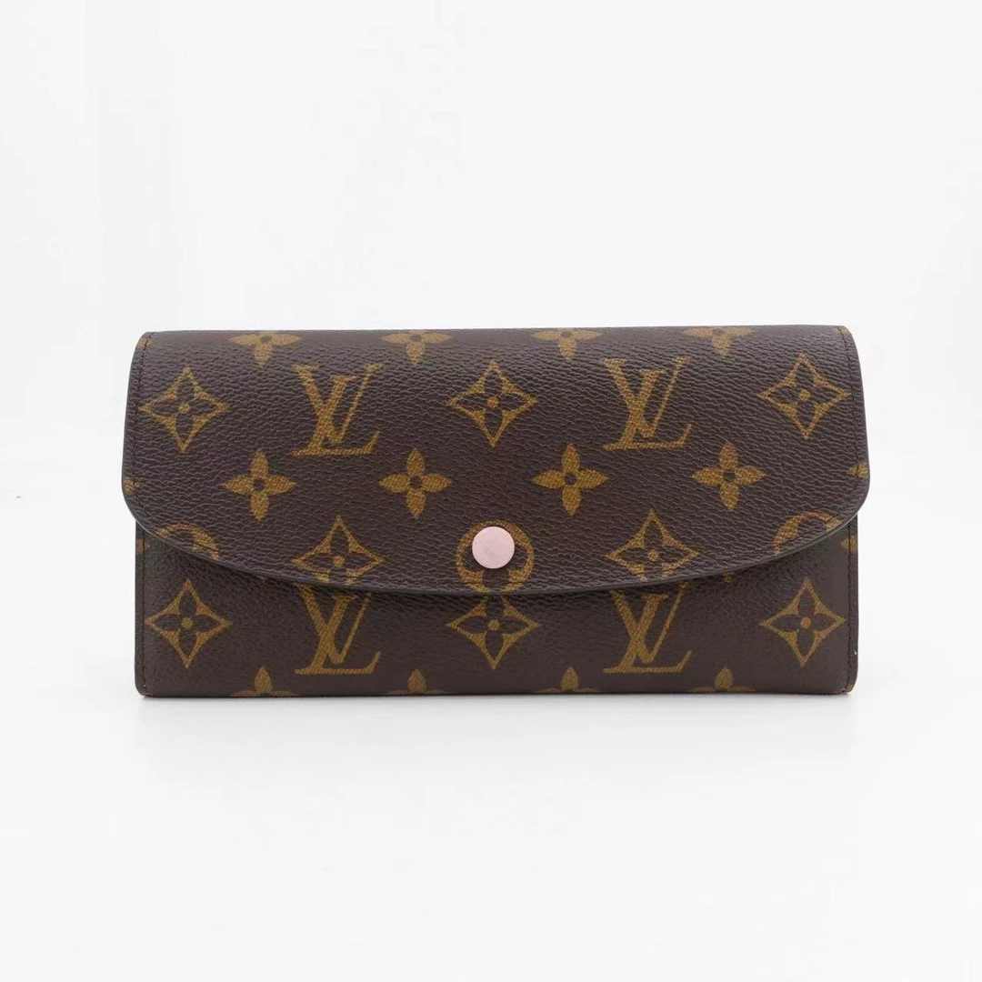 95新 LouisVuitton/路易威登 GGS路易威登粉豆豆钱包老/46466323