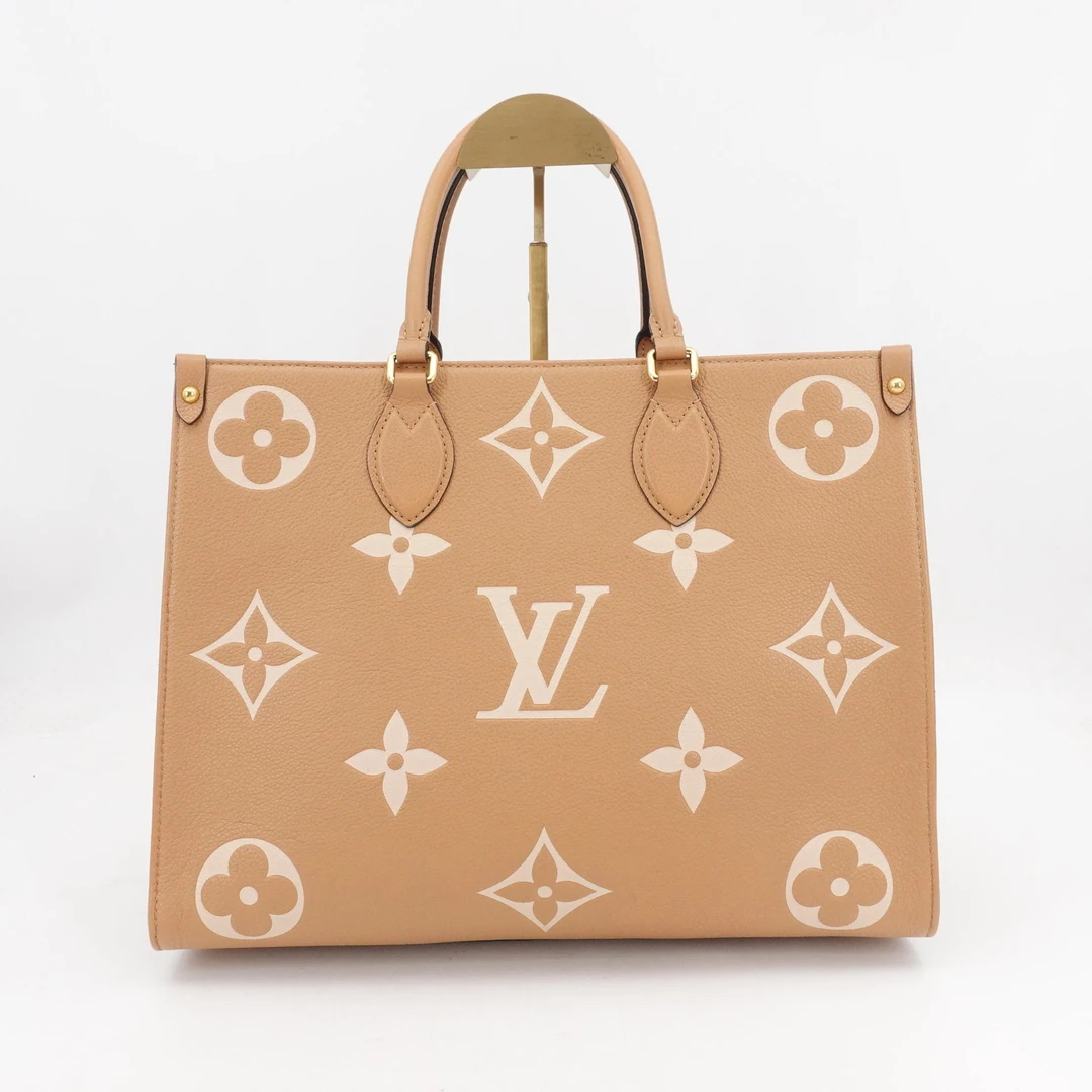 95新 LouisVuitton/路易威登 GGS路易威登on the go中号焦糖色老