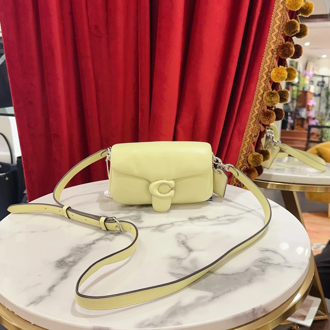 95新 COACH/蔻驰 GGS蔻驰pillow tabby18绿色|36409823