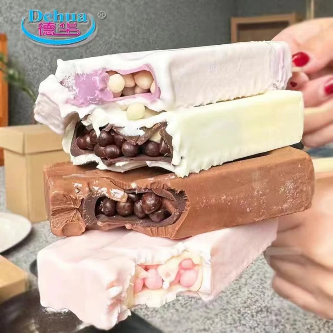 德华磨巧DD豆豆网红款脆皮冰冷草莓自助玫瑰荔枝口味冰淇淋激凌