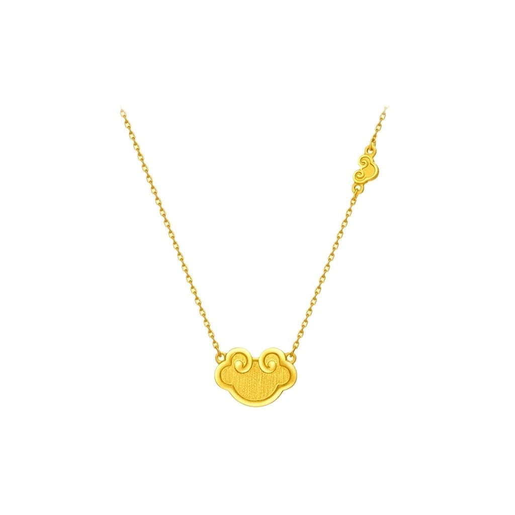 铜合金吊坠 祥云如意吊坠项链轻奢时尚百搭