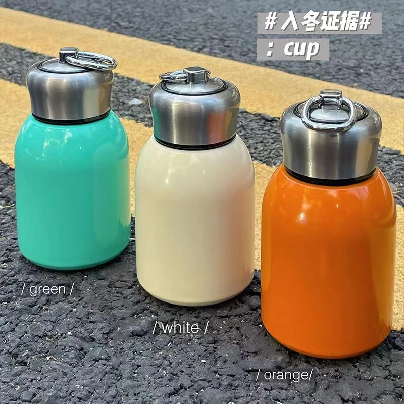 小胖丁保温杯304高颜值便携随手小巧大肚水杯女生ins牛奶杯