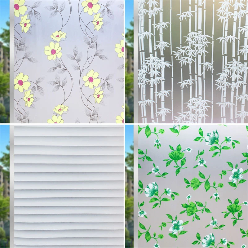 自粘磨砂窗户玻璃纸透光不透明浴室卫生间贴纸办公室贴膜防窥窗纸