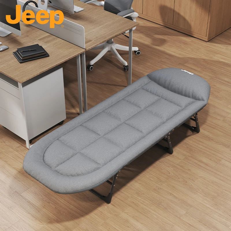 JEEP/吉普折叠床单人办公室工位午休午睡床简易床便携陪护行军床