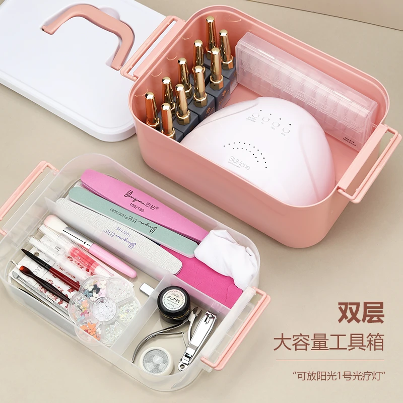 云钻美甲套装工具全套开店专用新手入门组合家用套餐甲油胶