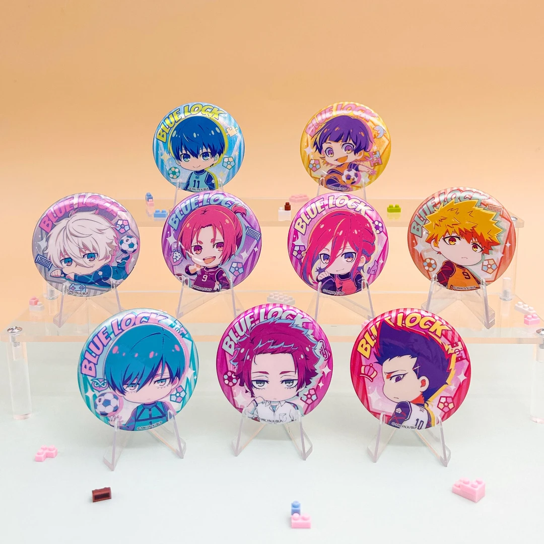 《欧YE》【拆盒】茂优《蓝色监狱-Q版水彩》徽章潮流玩具盲盒（代拆）