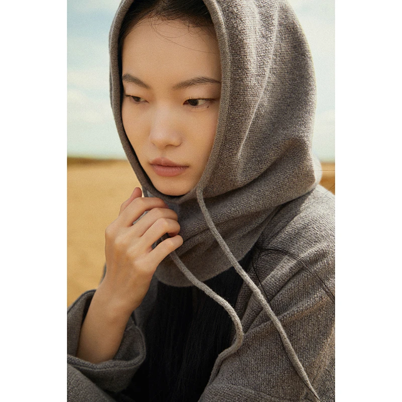 SayYa【幻】玲珑纱定纺针织脖套帽 百搭