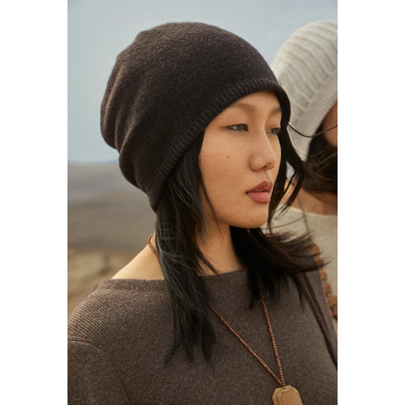 Say Ya【幻】双面羊绒针织包头休闲帽 男女通用 保暖防风/时尚百搭