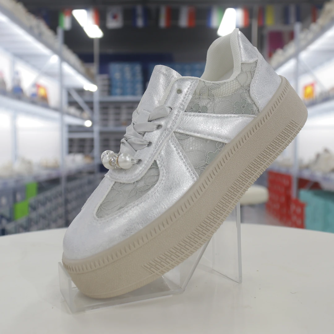 E76-女鞋小白鞋时尚百搭休闲鞋厚底运动鞋白色