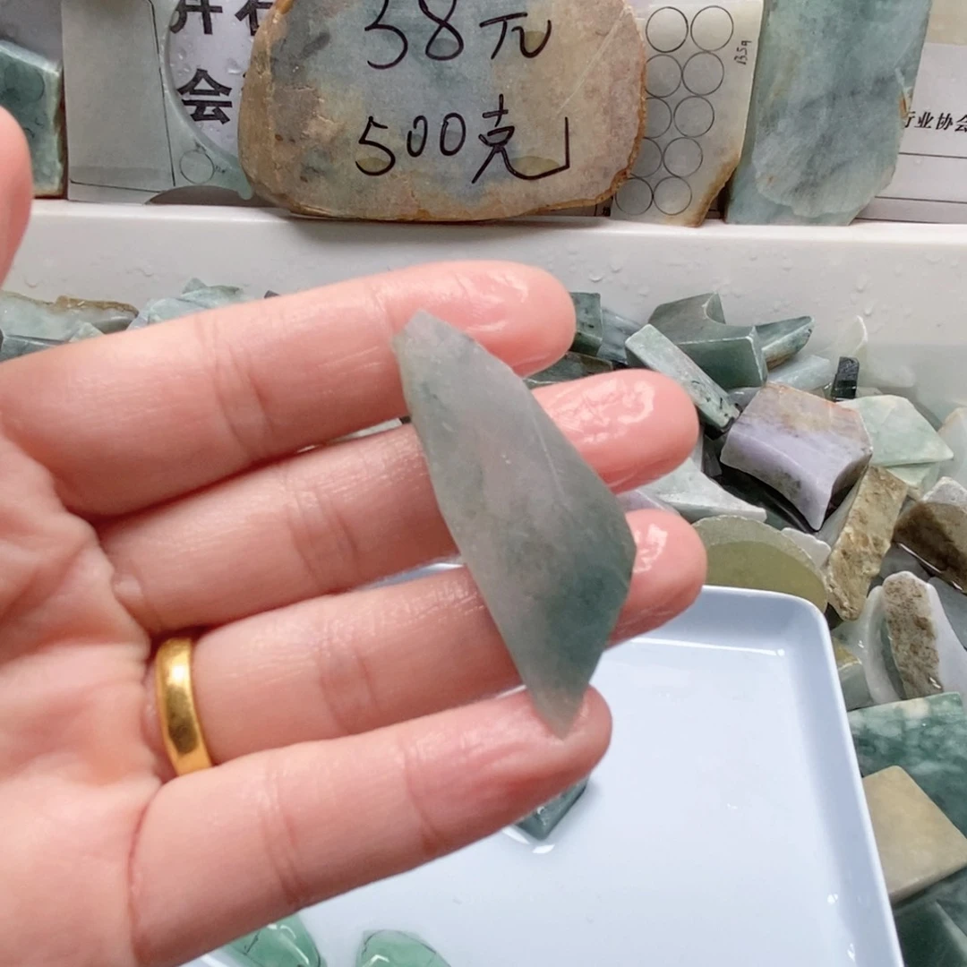 翡翠颈饰未镶嵌天然缅甸翡翠A货未镶嵌04