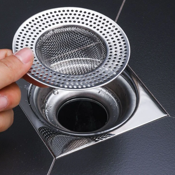 卫生间地漏过滤网不锈钢丝网下水道过滤网浴室毛发防堵器塞地漏盖