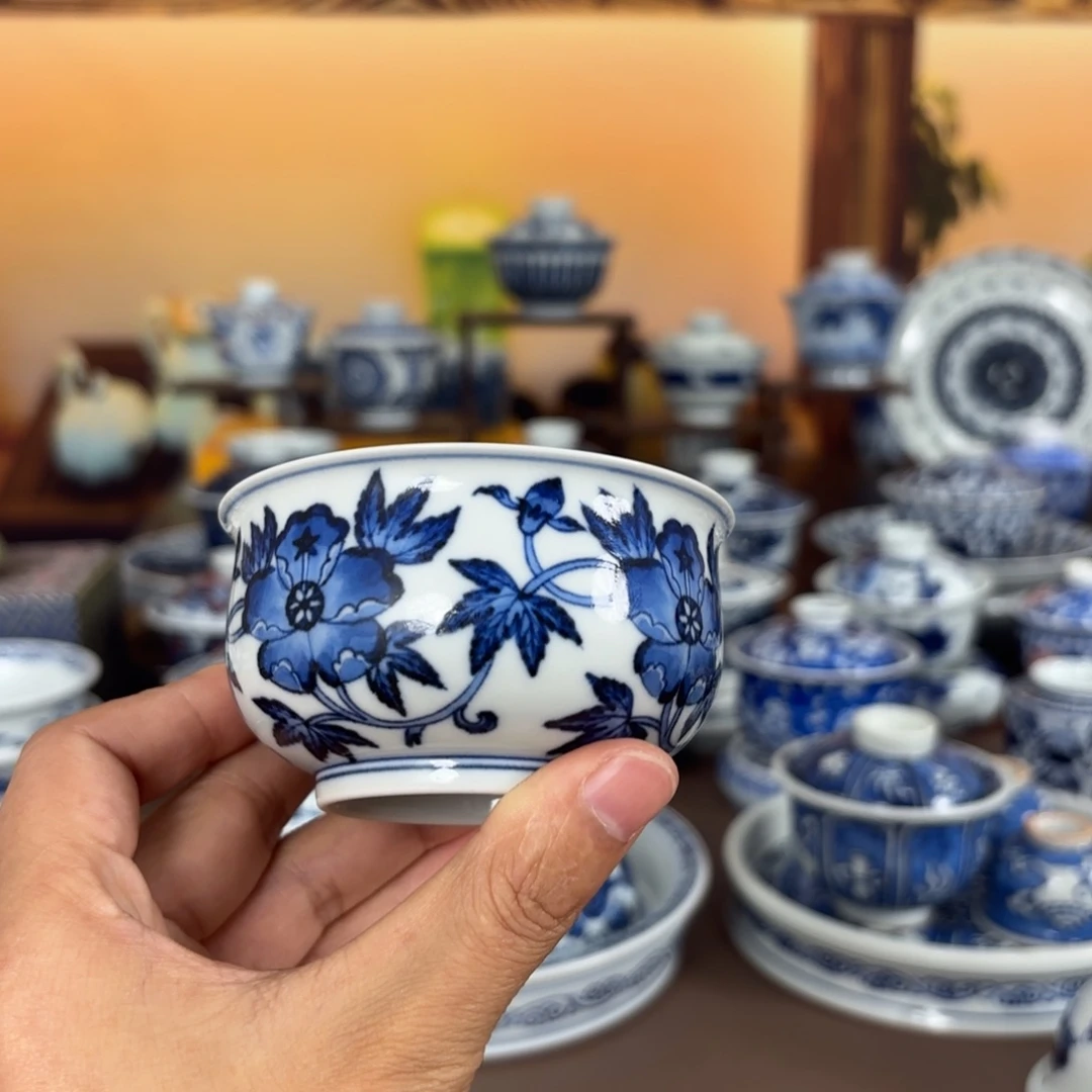 小**?景德镇手工手绘茶具