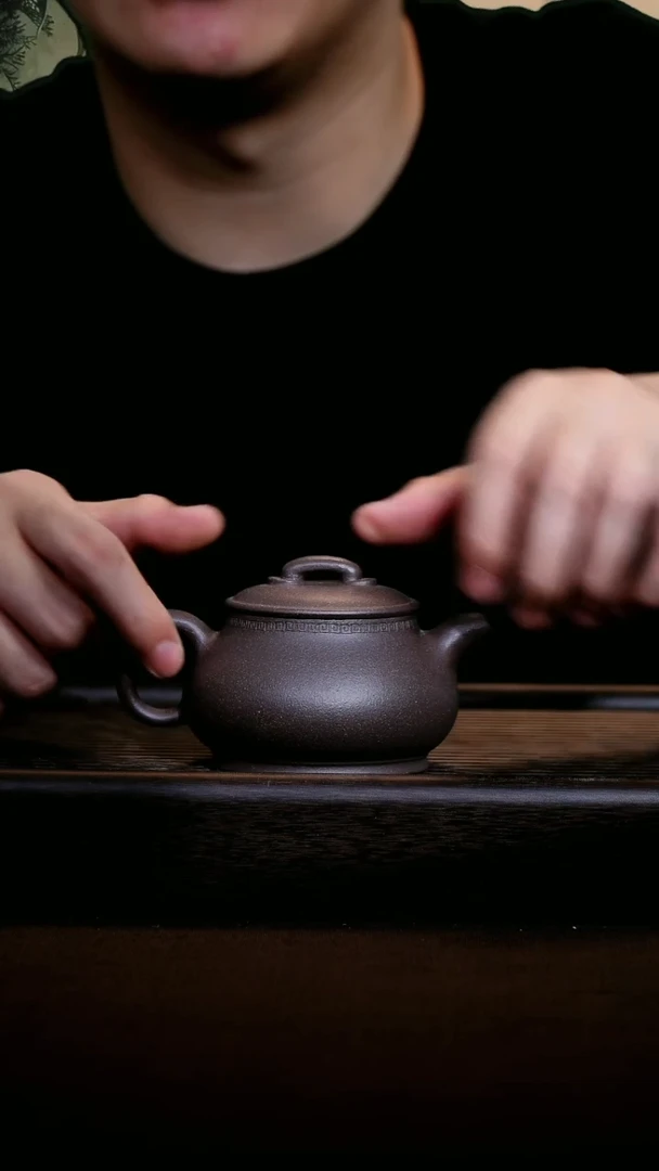【闪购商品】紫砂茶壶宜兴原款紫砂青灰段儒相