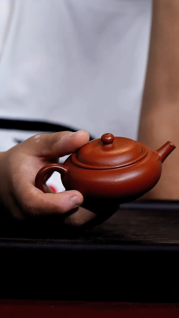 【闪购商品】紫砂茶壶宜兴原矿紫砂朱泥玉珠