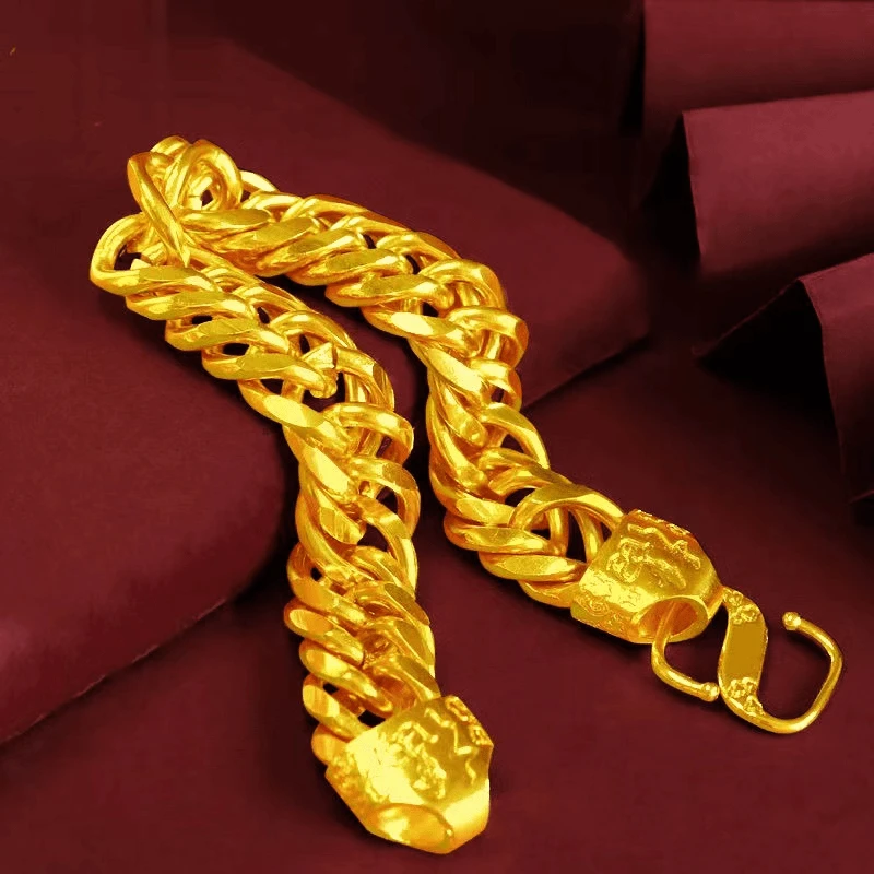 足银手链 老板手链   精工时尚款