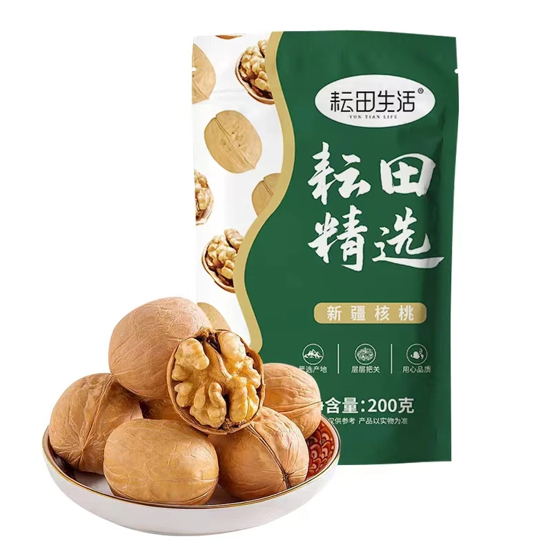 耘田生活新疆阿克苏185纸皮核桃手捏即开新货