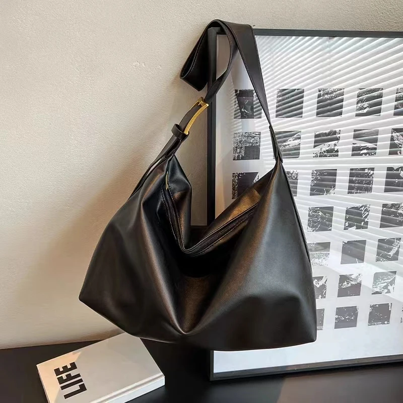 2024新款520大容量百搭通勤ins简约实用女包春夏时尚斜跨大包包