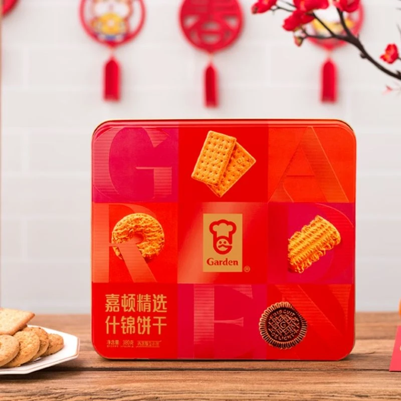 【新日期 送礼袋】嘉顿 精选什锦饼干380g /盒 中秋送礼 好吃不贵