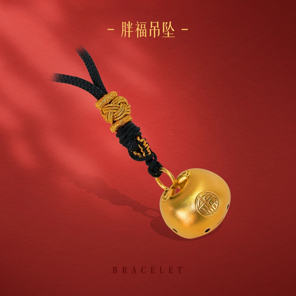 吊坠足银 胖福吊坠可爱到爆时尚好看不掉色精美百搭饰品