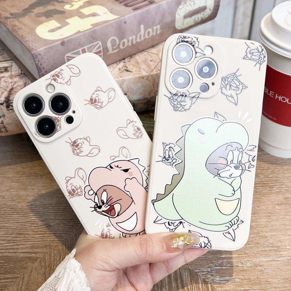 【苹果/华为/OPPO/VIVO/小米/荣耀】猫和老鼠硅胶个性可爱ins手机壳