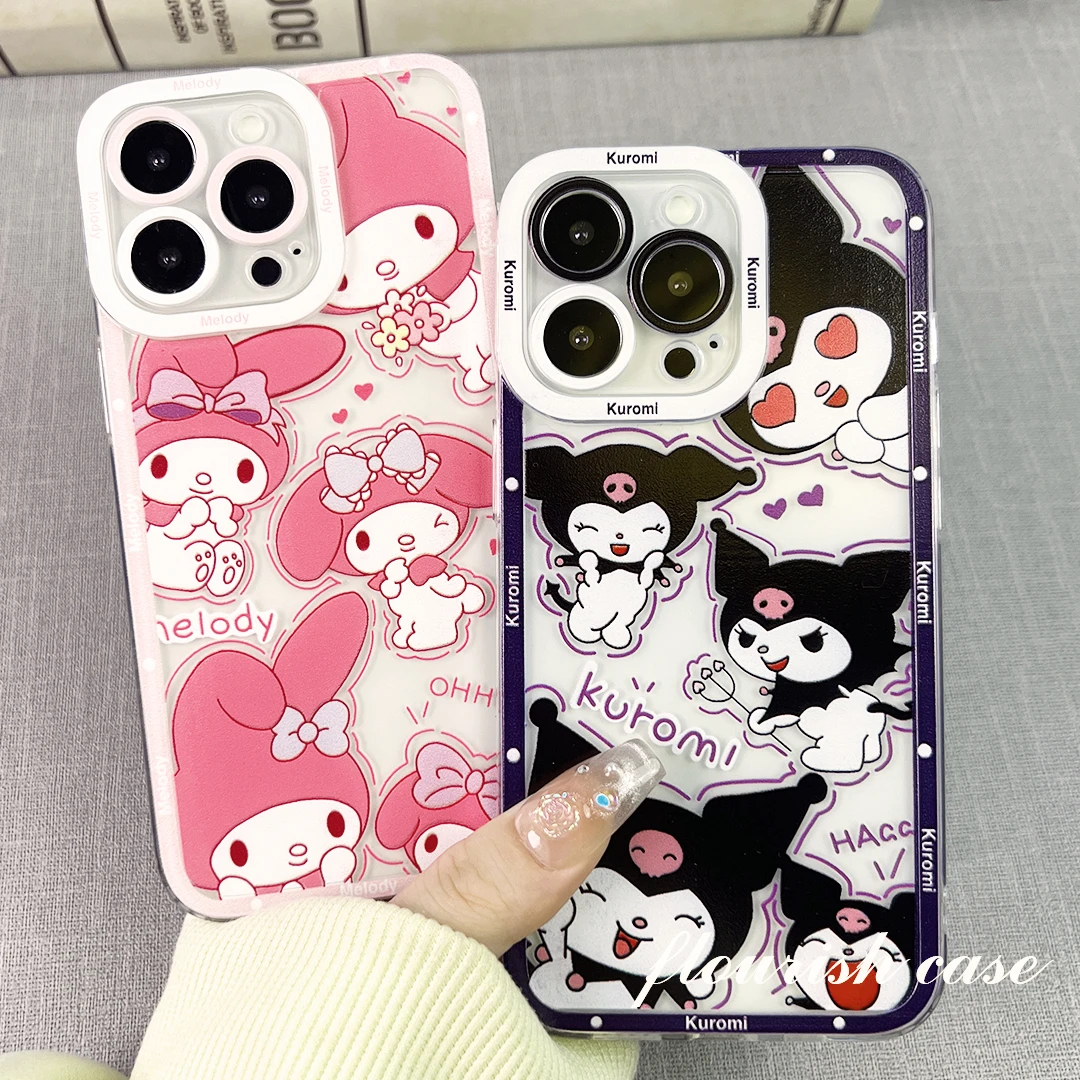 【苹果/华为/OPPO/VIVO/小米/荣耀】库洛米美乐蒂透明ins手机壳