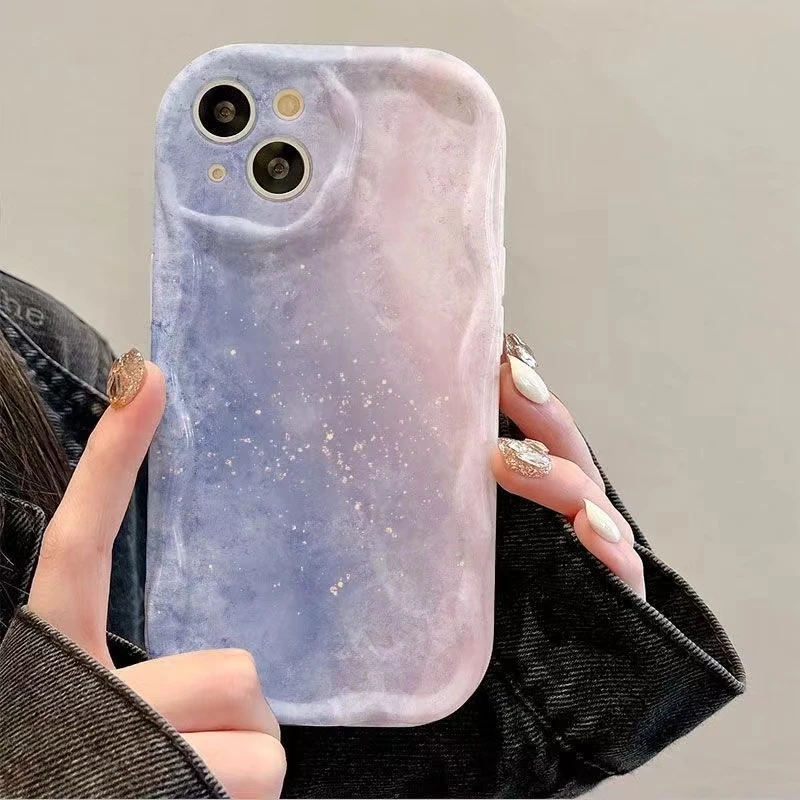 【苹果/华为/OPPO/VIVO/小米/荣耀】奶油壳高级渐变银河ins手机壳
