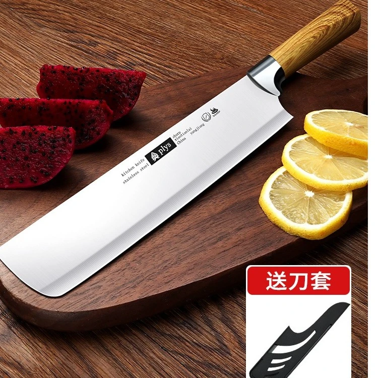 不锈钢水果刀菜刀商用家用多功能厨师多用刀具削皮锋利切肉刀J