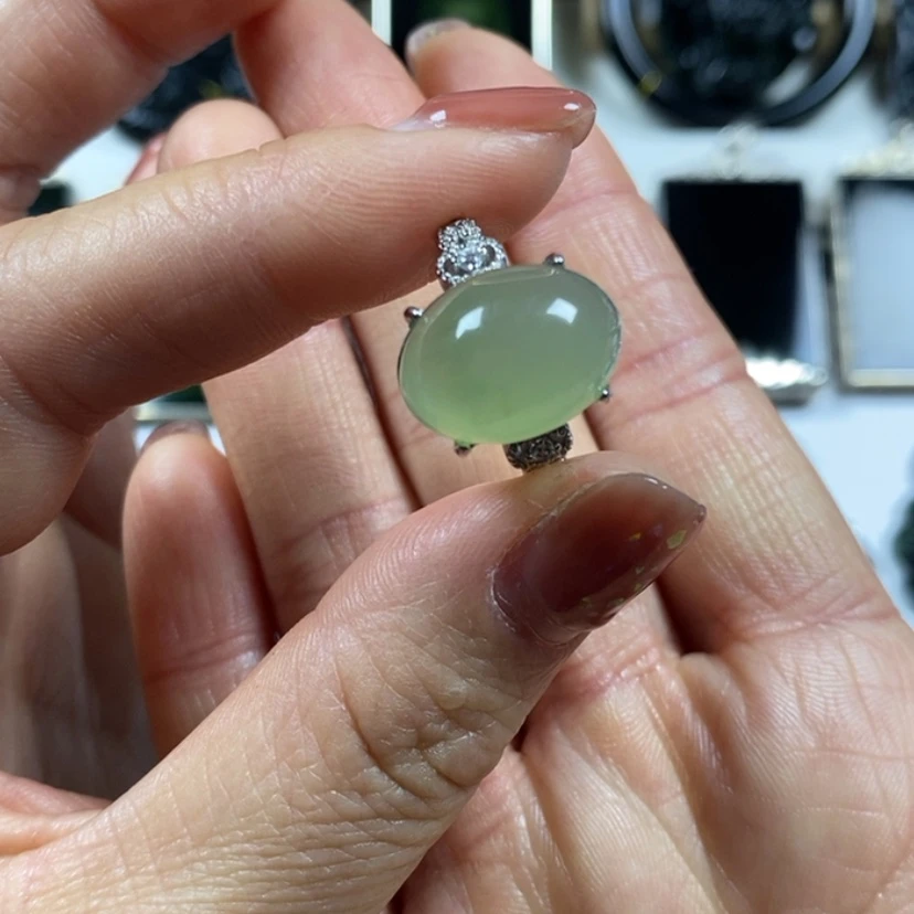 【闪购商品】岫玉戒指未镶嵌