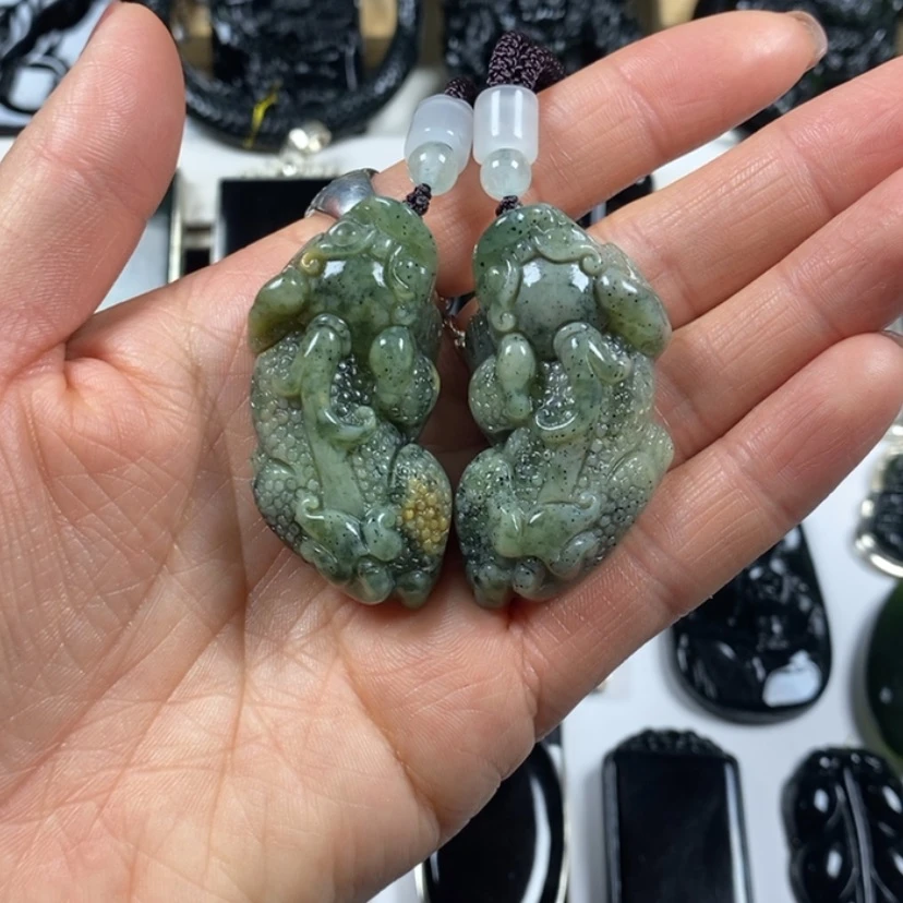 【闪购商品】岫玉挂坠未镶嵌