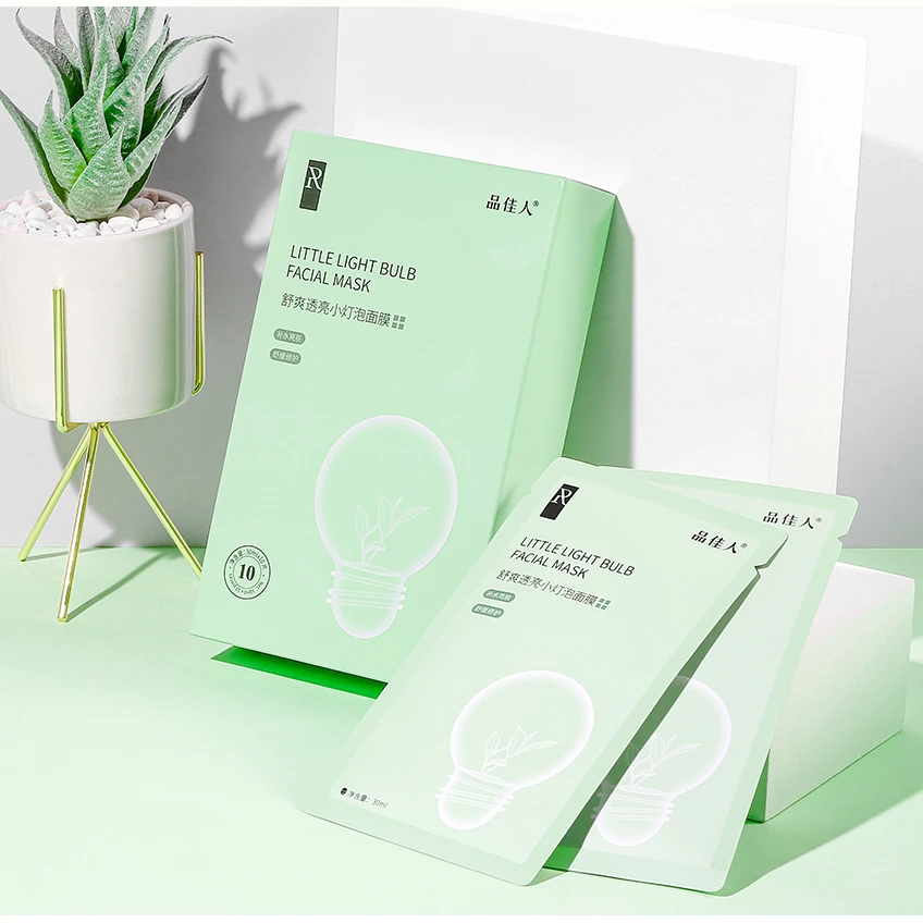 品佳人舒爽透亮小灯泡面膜
