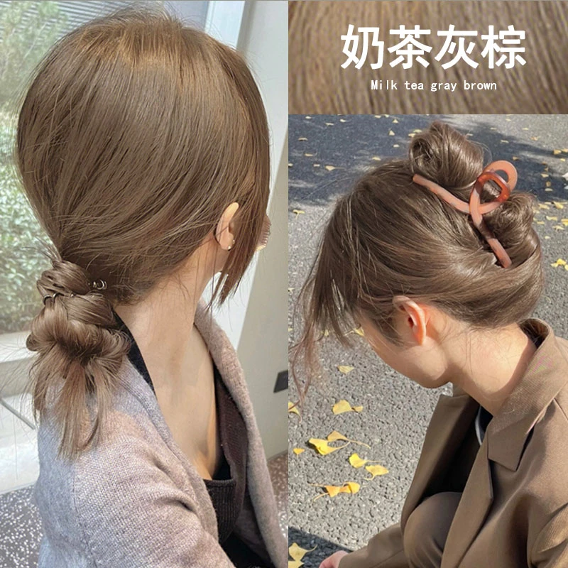 奶茶灰棕色染发膏剂女日常流行素颜减龄自己在家染持久固色不褪色