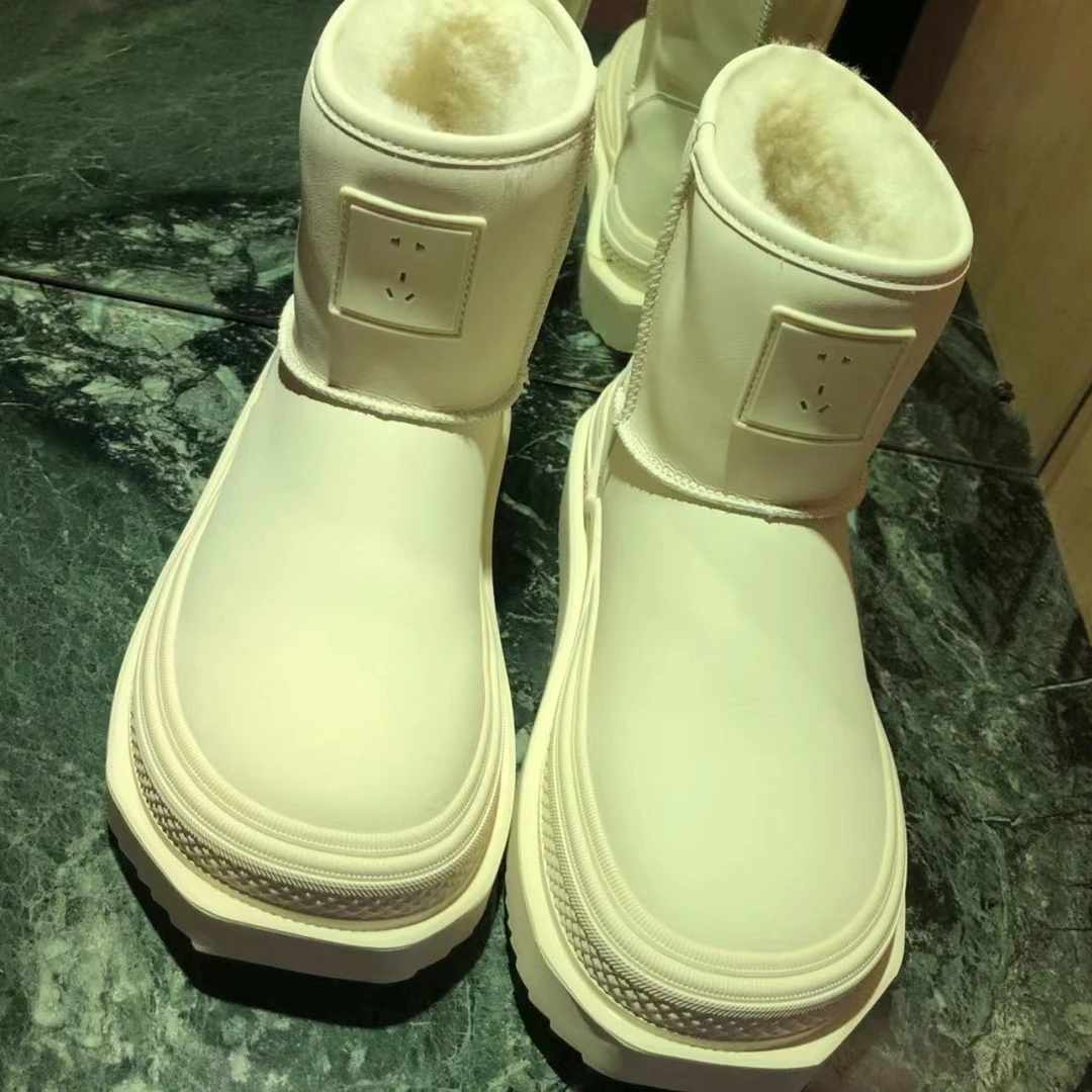 【美誉严选】新款英伦风百搭潮版增高短靴雪地靴X1117时尚休闲