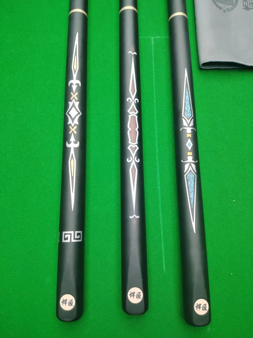 悍匠台球杆小头杆分体球杆中式八球白蜡木球杆