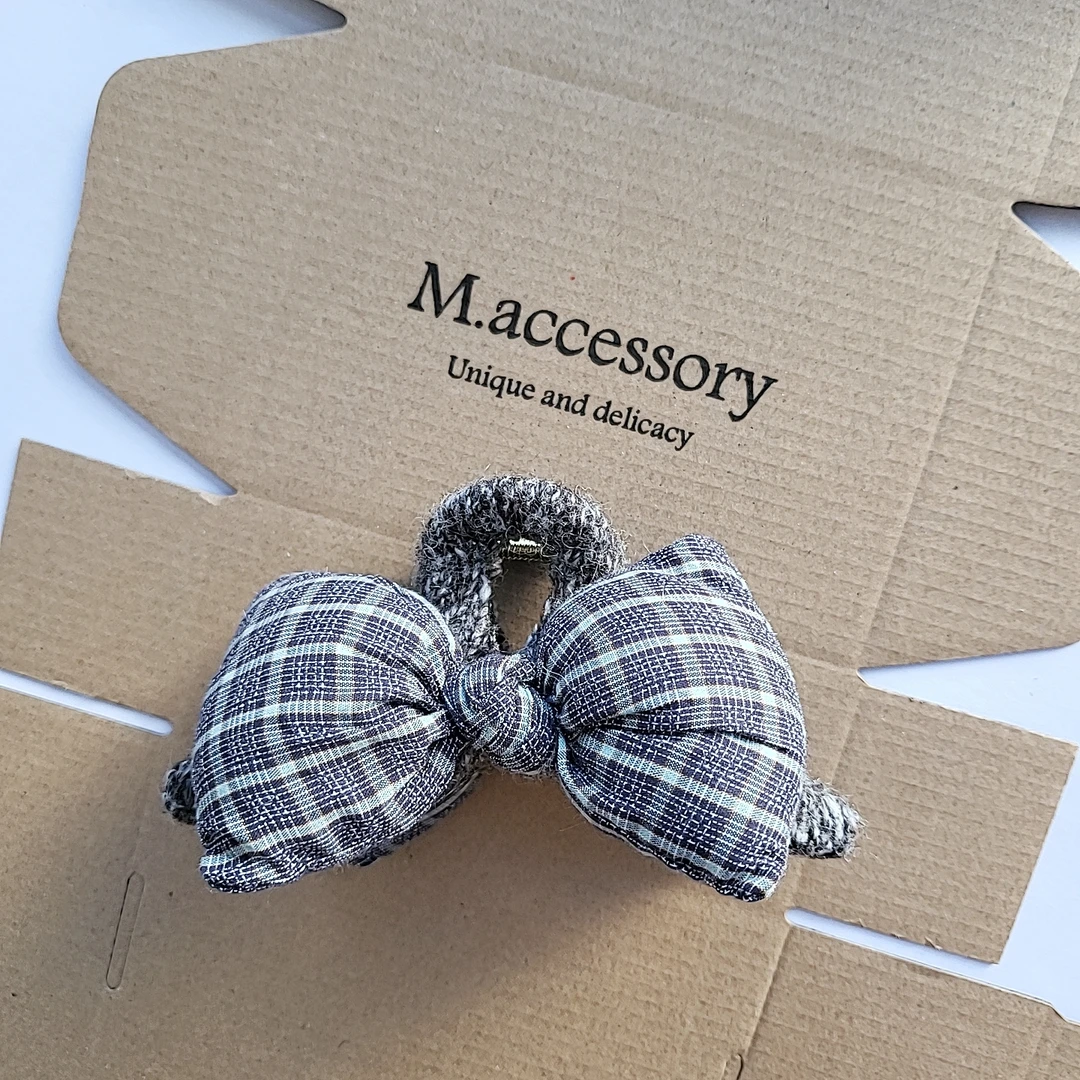 Mi33 韩版饰品 布格蝴蝶结鲨鱼夹抓夹 Z03060074