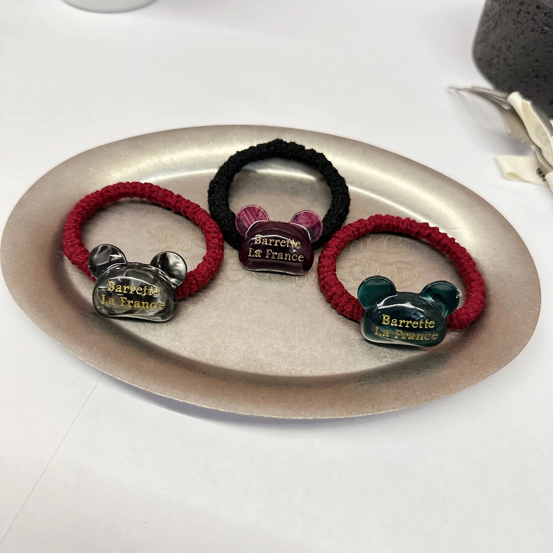 Mi33 韩版饰品 字母小熊发绳发圈（拍一发三） Q09058210