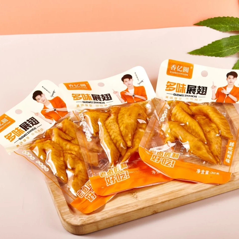 香亿圆多味展翅 开袋即食鸡翅30g*25袋I