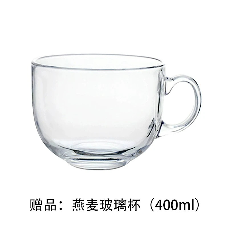 燕麦早餐玻璃杯