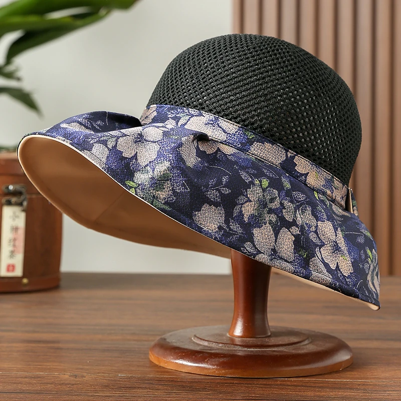 【镂空顶遮阳帽】布塔镂空顶渔夫帽百搭女士透气春夏2112