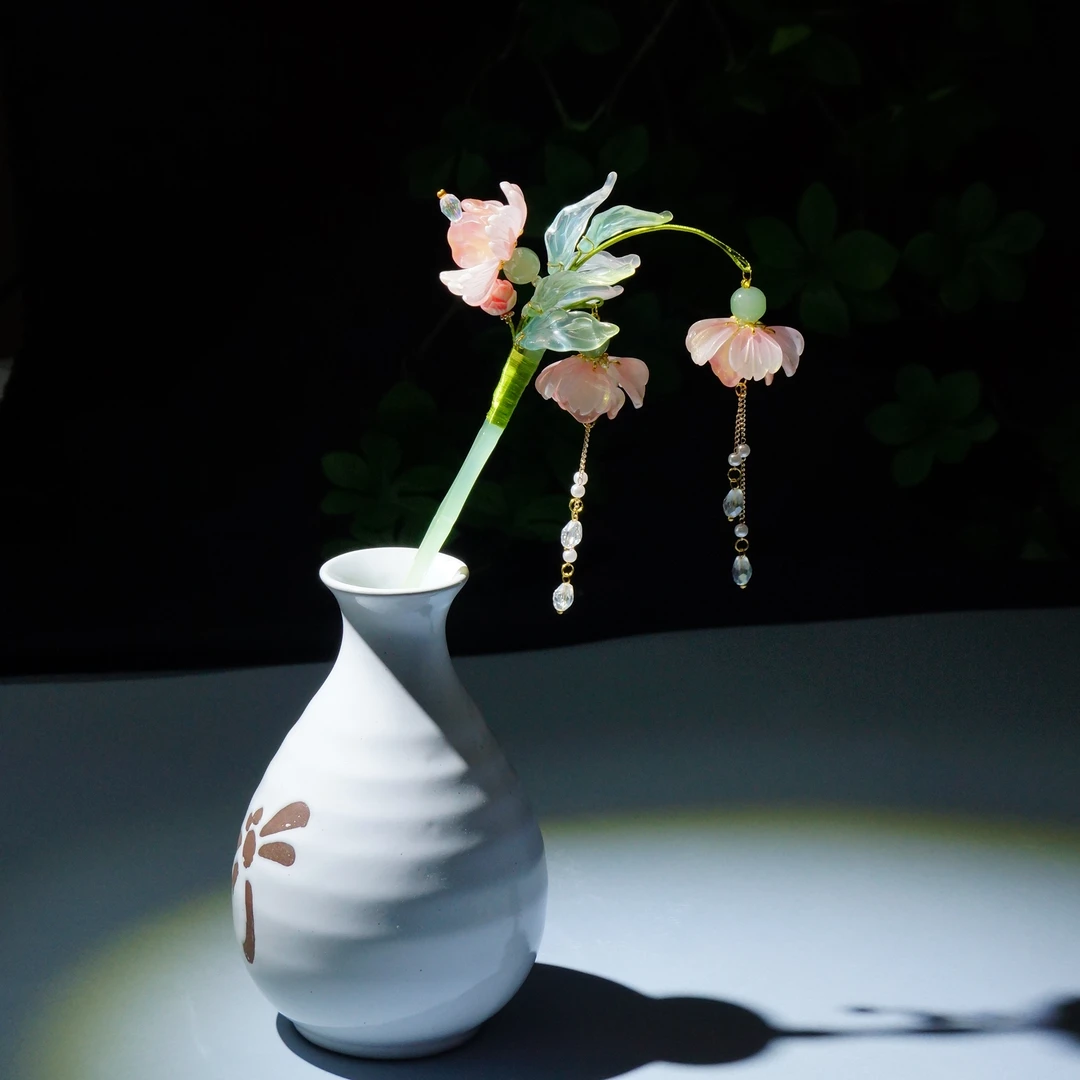 小师妹【绮楼香】原创琉璃发簪簪娘手工超仙气国风设计