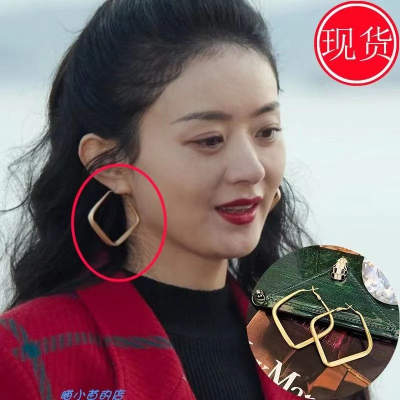 铁合金耳饰 耳环2023年火爆大气上档次复古个性时尚简约百搭韩版