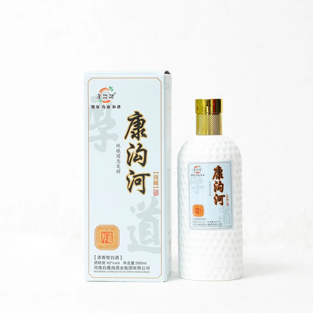 康沟河【厚道】浓香型五粮酿造优级固态发酵纯粮白酒42度500ml*1/瓶