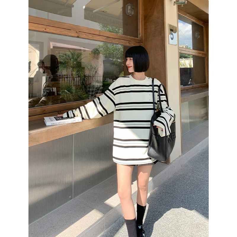 YIYISTUDIO 【格式化】条纹T恤 YYTA11005