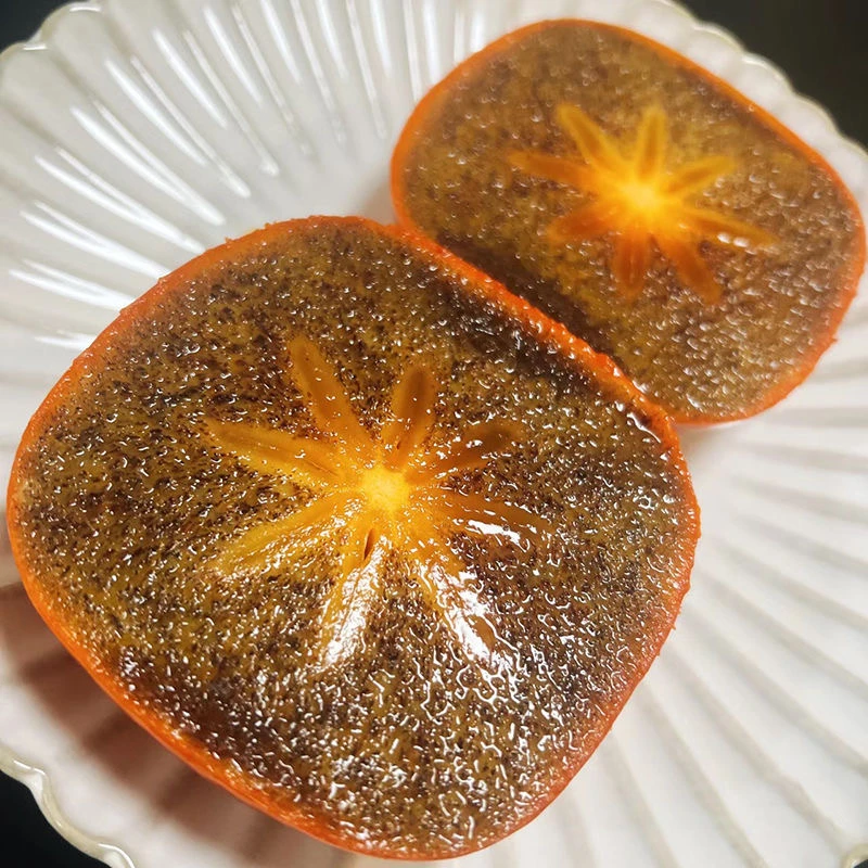 正宗巧克力脆柿子新鲜应季水果现摘现发天然香甜美味果香3-9斤装