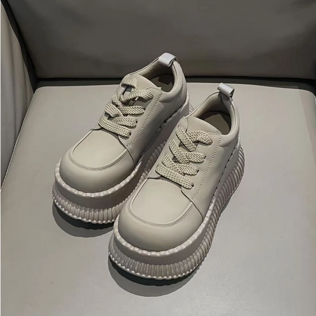 【孤品】特价处理  牛皮厚底潮鞋 （2311-1）