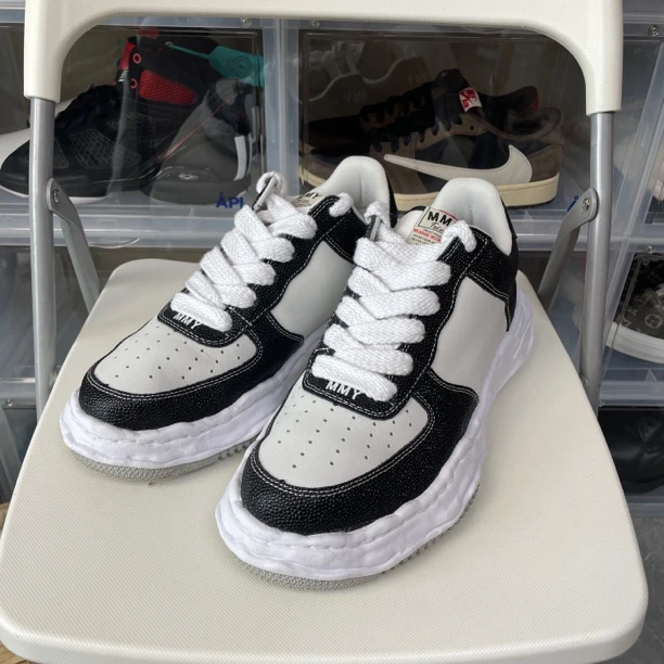 99新 45码 无盒 三原康裕 黑色 板鞋