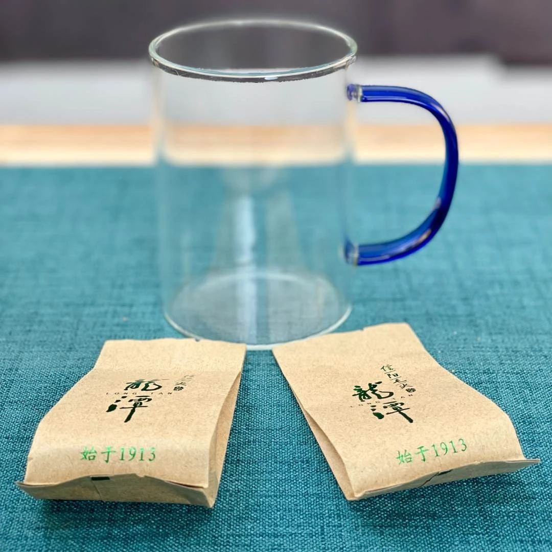 LONGTAN/龙潭毛尖茶马克杯传统茶叶罐装工艺信阳毛尖茶叶